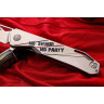 Нож MR BLADE KEEPER NO SHNUR NO PARTY, METALLIC